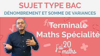 Dénombrement et somme de variances  Terminale Maths Spécialité [upl. by Nilved]