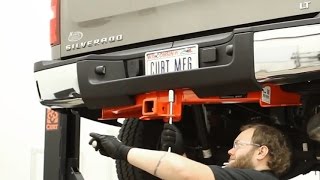 Curt Trailer Hitch Installation on Chevy Silverado [upl. by Wiencke]