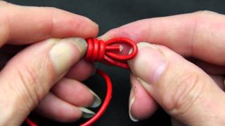 Sliding Knot Tutorial  LeftRight Handed [upl. by Eidnam825]