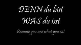 RammsteinMein Teil lyrics w english trans [upl. by Ursola]