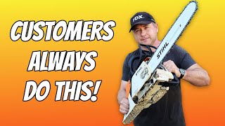 The Top Reason Stihl Chainsaws End Up In The Repair Shop [upl. by Anhej]