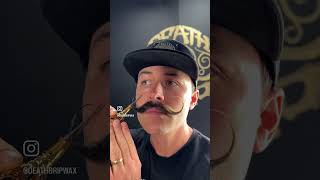 How To Trim A Handlebar Mustache  Trimming Moustache  Tips on Trimming Curly Mustache  Death Grip [upl. by Idona]