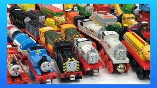 MASSIVE TOTALLY THOMAS TOWN UNBOXING Wooden Take Along ERTL Trains [upl. by Atterbury]