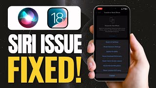 Siri Not Working After iOS 18 Update Top Fixes to Get Siri Back [upl. by Perlis]