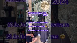 Calendario lunar para cortar el cabello 🤩💇🏻‍♀️💜 haircare hairstyle [upl. by Aisya]