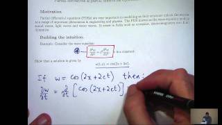 Partial derivatives and PDEs tutorial [upl. by Merla]