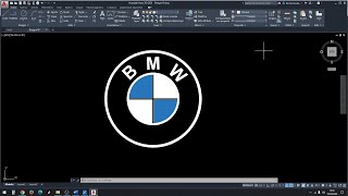 Utilizziamo il comando ARCTXT per disegnare il logo BMW su Autocad  Prof Paolo Mosca [upl. by Dnartreb309]