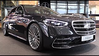 2021 NEW Mercedes S Class AMG  MBUX FULL REVIEW Interior Exterior SOUND [upl. by Latsyrhk832]