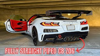 Heres What A 12000 Exhaust Sounds Like On A C8 Z06 [upl. by Enia]