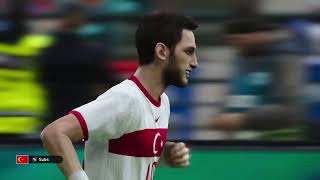 PES 2021  Türkiye  İzlanda  Milletler Ligi 2024 [upl. by Rebme]