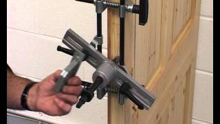 Souber Tools DBB Morticer Fitting an Off Centre Lock [upl. by Bass]