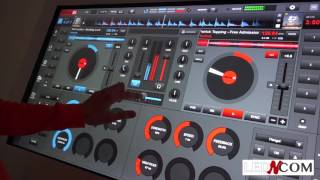 MIXER AVEC UNE TABLE TACTILE amp VIRTUAL DJ by Djeff E Led and Com Vente amp Location [upl. by Ultun]