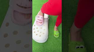 Giant slippers  Super cool frog slippers 🐸🐸 slippers love trending slippers [upl. by Vonny]