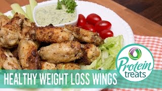 How to Make Healthy Chicken Wings  Protein Treats by Nutracelle [upl. by Arodal270]