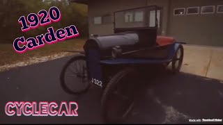 1920 Carden Cyclecar [upl. by Aelyk579]