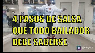 Domina los 4 pasos Fundamentales del estilo de Baile de Salsa Caleña – Tutorial Paso a Paso [upl. by Terzas]