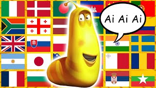 Yellow Larva quotAi Ai Aiquot in different languages meme [upl. by Daphie]