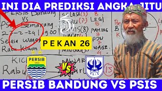 BOJAN HODAC OPTIMIS  PERSIB BANDUNG VS PSIS SEMARANG  BRI LIGA 1 PEKAN 26 PREDIKSI ANGKA JITU [upl. by Kaslik]