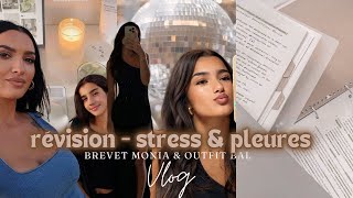 VLOG BREVET MONIA  REVISION  BAL DU COLLÈGE  STRESS [upl. by Keverne]