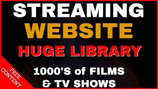 INSANE FREE STREAMING WEBSITE HUGE LIBRARY OF FREE FILMS [upl. by Egide]