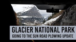 Glacier National Park grapples with deepest snow in more than a decade plowing Going to the Sun Road [upl. by Esela]