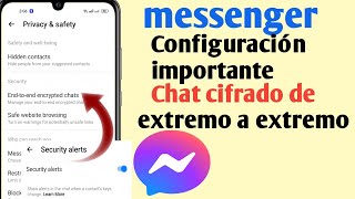 Messenger cifrado de extremo a extremo l Chats cifrados de extremo a extremo l Chats cifrados de ex [upl. by Peter]