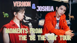 Vernon and Joshua moments from the ‘Be The Sun’ tour SEVENTEEN [upl. by Ettelra]