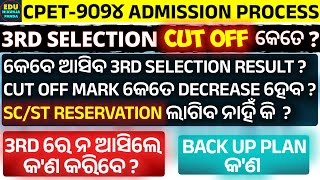 CPET 3RD ROUND SELECTION GUIDELINES  CPET 2024 UPDATES  SCST RESERVATION [upl. by Aleafar638]