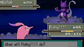 Catching Shadow Mewtwo in Pokemon Bloody Platinum [upl. by Ainorev]