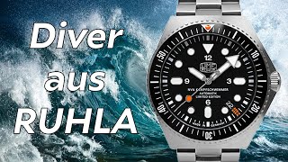 Die neue Taucheruhr von UMFRuhla quotKampfschwimmerquot [upl. by Ailadgim]