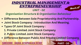 UNIT 2  Organisation Structure amp organisational behaviour  DCME  C20  IM ampE  PART  10 [upl. by Ayanahs409]