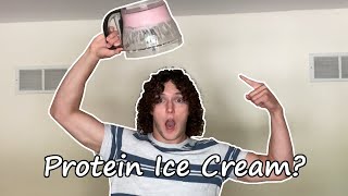 Trying Greg Doucettes Protein Ice Cream Anabolic Ice Cream [upl. by Annohsed]