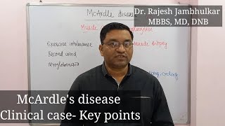 McArdles disease  Key Points  Clinical case [upl. by Jareb]