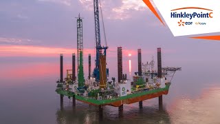 New video shows Hinkley Point C’s offshore progress [upl. by Ariahaj]