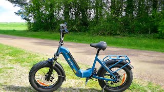 Un petit VÉLO ÉLECTRIQUE de 500W très confortable  Dyu FF500 [upl. by Lumbye]