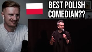 Reaction To Abelard Giza  MYŚLIWI Polish Comedy [upl. by Ivo10]