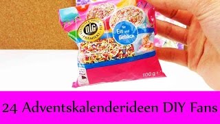 24 Adventskalender Ideen für DIY Fans  Adventskalender für ALLE die das Basteln lieben  DIY [upl. by Ahsieyn]