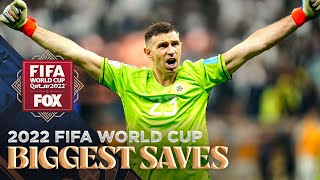 2022 FIFA World Cup Argentinas Emiliano Martínez USMNTs Matt Turner amp more in Top Ten Saves [upl. by Esiuole]