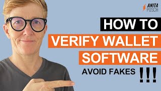 Avoid Fakes How To Verify Your Bitcoin Wallet Software [upl. by Yelekreb830]