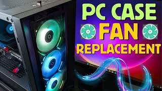 PC Case Fan Replacement  Install LTC 3Pack Fans on Corsair 4000D Airflow Case [upl. by Arualana]