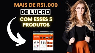 5 PRODUTOS PARA FAZER MAIS DE R1000 DE LUCRO NA AMAZON Sem estoque [upl. by Ellatsyrc]