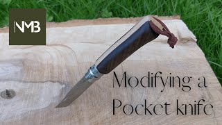 Pocket knife Mod  The Opinel Mod Challenge 2021 [upl. by Notsur]