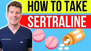 Doctor explains HOW TO USE SERTRALINE aka Lustral  Zoloft including side effects amp more [upl. by Buckie914]