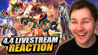 This Genshin Impact Update Is INSANE  44 LIVESTREAM REACTION [upl. by Aivlis]