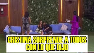 TODOS ASOMBRADOS CON LO QUE DIJO CRISTINA PORTA LA CASA DE LOS FAMOSOS 4 EN VIVO [upl. by Annabel]