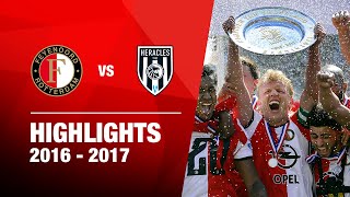 FEYENOORD LANDSKAMPIOEN  Highlights Feyenoord  Heracles Almelo  Eredivisie 20162017 [upl. by Drugi]