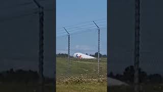 FedEx Boeing 777 taking off from Ted Stevens Int Anchorage Ak [upl. by Oiziruam]