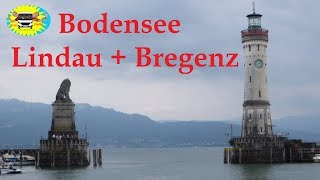 Schöner Bodensee Lindau und Bregenz mit Seebühne  41 [upl. by Elehcim]