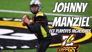 Johnny Manziel FCF Playoffs Highlights  Zappers VS Wild Aces  Fan Controlled Football League FCFL [upl. by Zadack]