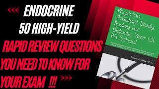 50 High Yield Endocrinology Questions for Physician Assistant amp Nurse Practitioner Exams [upl. by Amat]